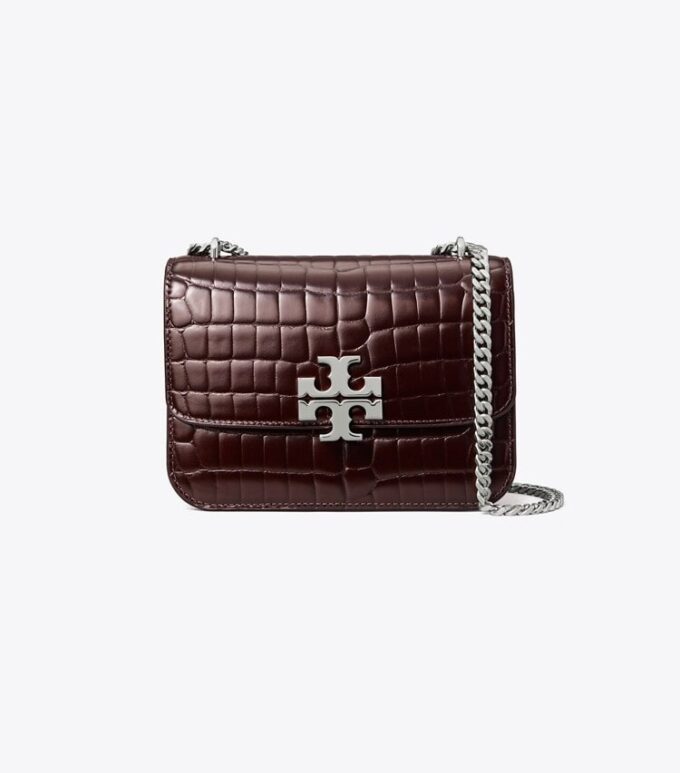 Bolso bandolera pequeño Eleanor con relieve de cocodrilo Bolso bandolera pequeño Eleanor con relieve de cocodrilo