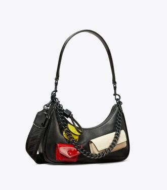 Bolso bandolera pequeño Mercer con múltiples bolsillos
