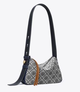 Bolso bandolera pequeño Romy con T Monogram