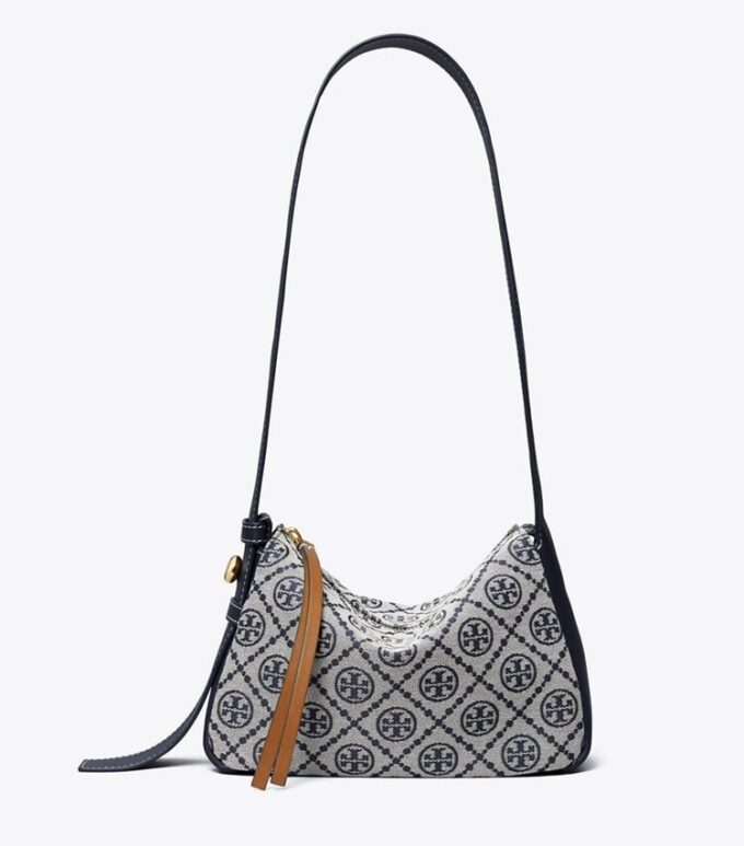 Bolso bandolera pequeño Romy con T Monogram Bolso bandolera pequeño Romy con T Monogram
