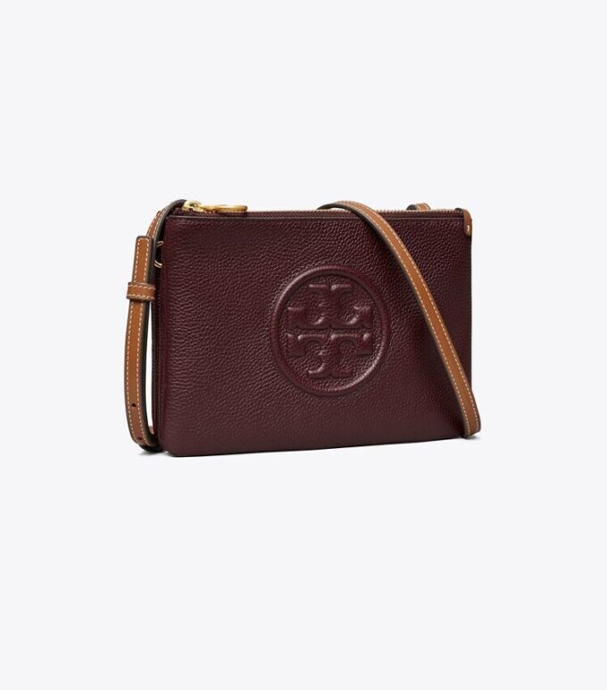 Bolso bandolera Perry Bombé con doble cremallera Bolso bandolera Perry Bombé con doble cremallera