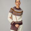Bolso bandolera Perry Bombé con doble cremallera Bolso bandolera Perry Bombé con doble cremallera