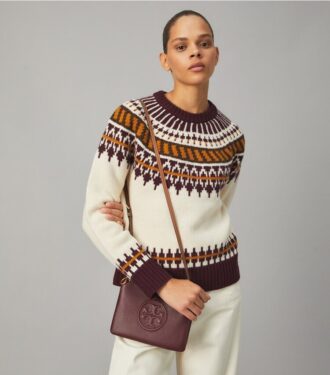 Bolso bandolera Perry Bombé con doble cremallera Bolso bandolera Perry Bombé con doble cremallera