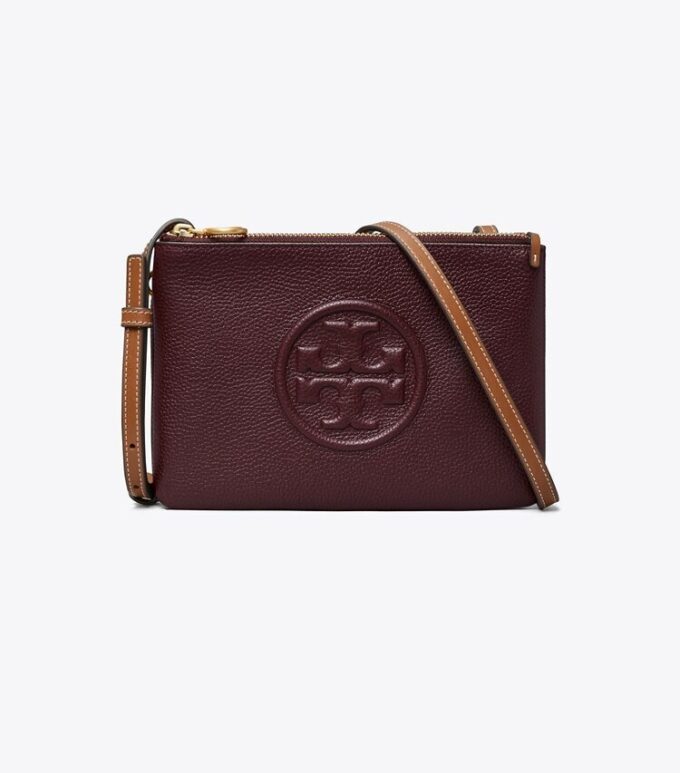 Bolso bandolera Perry Bombé con doble cremallera Bolso bandolera Perry Bombé con doble cremallera