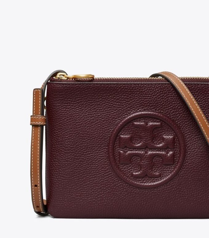 Bolso bandolera Perry Bombé con doble cremallera Bolso bandolera Perry Bombé con doble cremallera