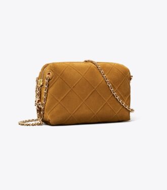 Bolso bandolera suave de ante Fleming