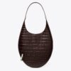 Bolso con estampado de cocodrilo perforado Bolso con estampado de cocodrilo perforado