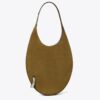 Bolso de gamuza perforado