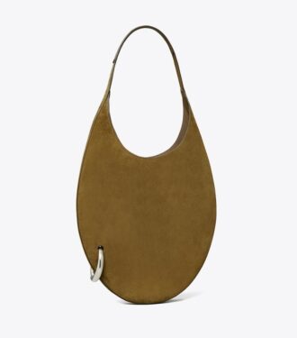 Bolso de gamuza perforado