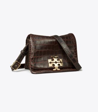 Bolso de hombro con estampado de cocodrilo Charlie