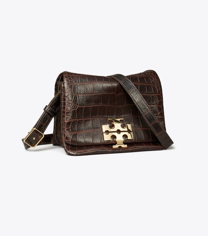Bolso de hombro con estampado de cocodrilo Charlie Bolso de hombro con estampado de cocodrilo Charlie