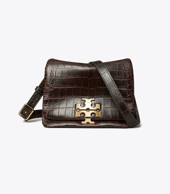 Bolso de hombro con estampado de cocodrilo Charlie Bolso de hombro con estampado de cocodrilo Charlie
