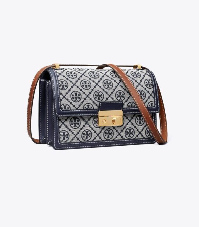 Bolso de hombro con T Monogram