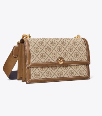 Bolso de hombro con T Monogram