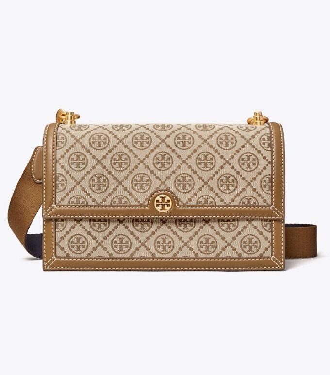 Bolso de hombro con T Monogram