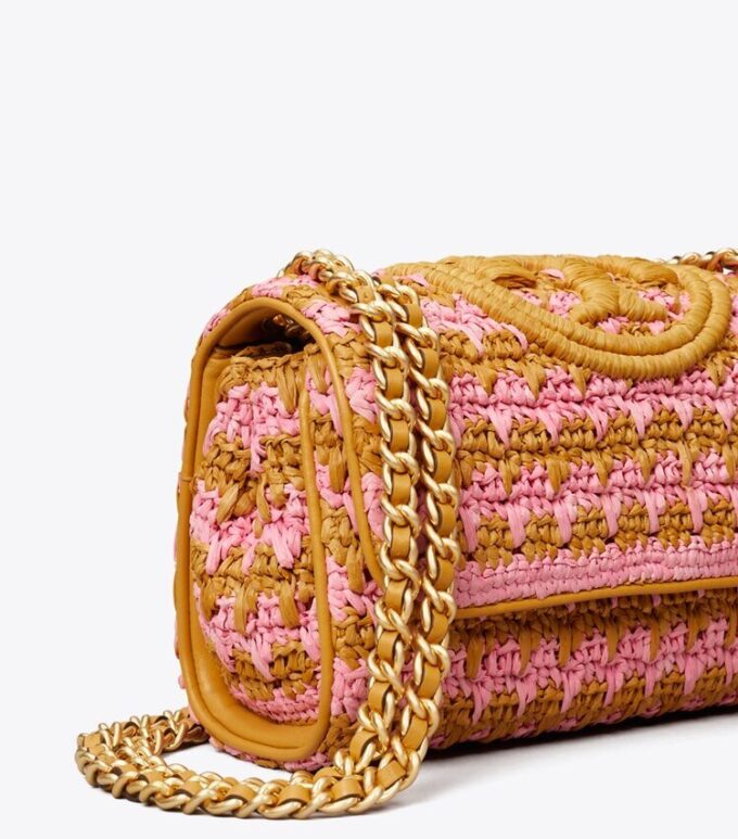 Bolso de hombro convertible pequeño Fleming Soft Crochet Bolso de hombro convertible pequeño Fleming Soft Crochet