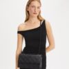 Bolso de hombro Fleming con grano pulido Bolso de hombro Fleming con grano pulido