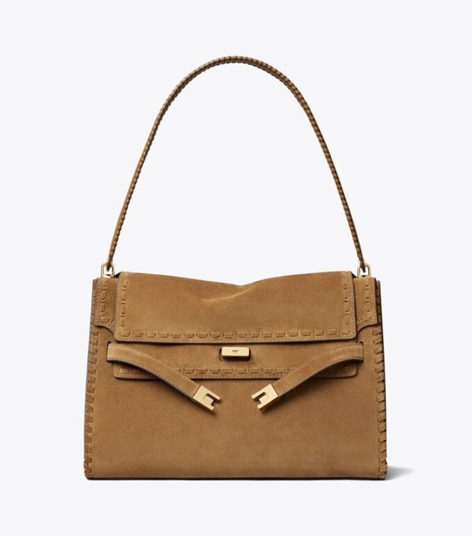 Bolso de hombro grande Lee Radziwill de gamuza Bolso de hombro grande Lee Radziwill de gamuza