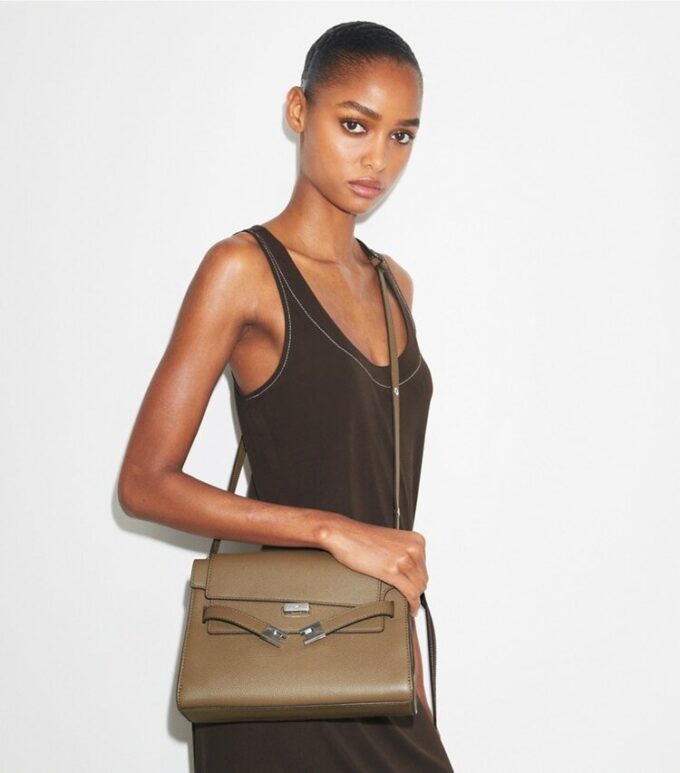 Bolso de hombro granulado Lee Radziwill Bolso de hombro granulado Lee Radziwill