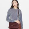 Bolso de hombro granulado Lee Radziwill Bolso de hombro granulado Lee Radziwill