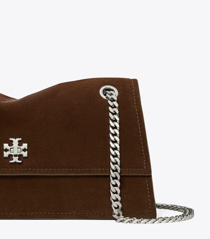 Bolso de hombro Kira Turnlock de ante Bolso de hombro Kira Turnlock de ante