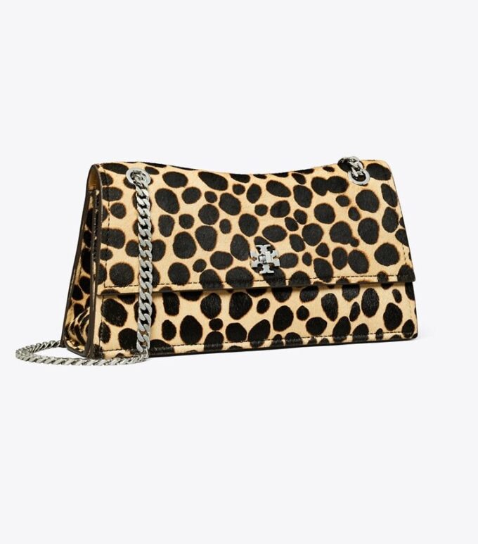 Bolso de hombro Kira Turnlock de pelo de becerro Bolso de hombro Kira Turnlock de pelo de becerro