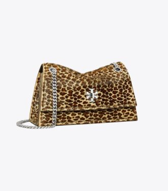 Bolso de hombro Mini Kira Turnlock de pelo de becerro