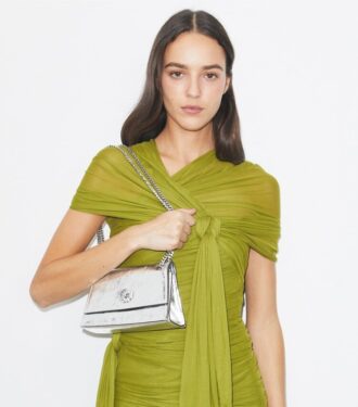 Bolso de hombro Mini Kira Turnlock Metallic