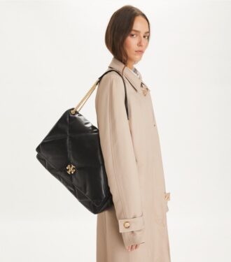 Bolso de hombro oversize Kira Diamond Quilt