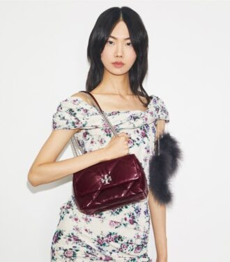 Bolso de hombro pequeño Kira Diamond Quilt Distressed
