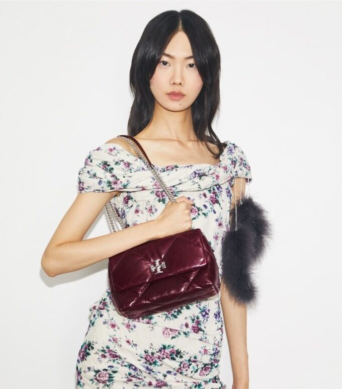 Bolso de hombro pequeño Kira Diamond Quilt Distressed Bolso de hombro pequeño Kira Diamond Quilt Distressed