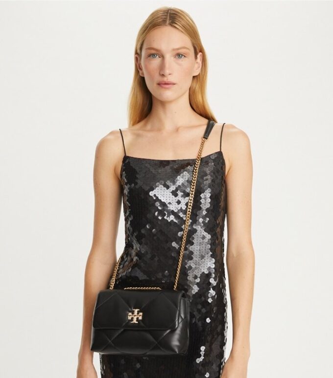Bolso de hombro pequeño Kira Diamond Quilt Pavé Bolso de hombro pequeño Kira Diamond Quilt Pavé
