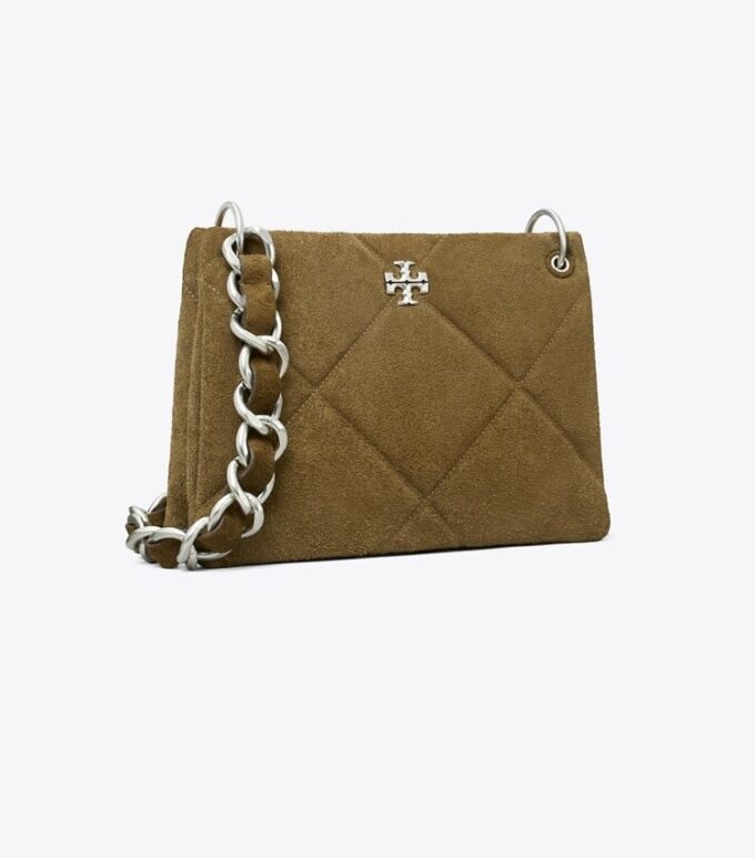 Bolso de hombro pequeño Kira Diamond Quilt Suede Bolso de hombro pequeño Kira Diamond Quilt Suede