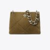 Bolso de hombro pequeño Kira Diamond Quilt Suede Bolso de hombro pequeño Kira Diamond Quilt Suede