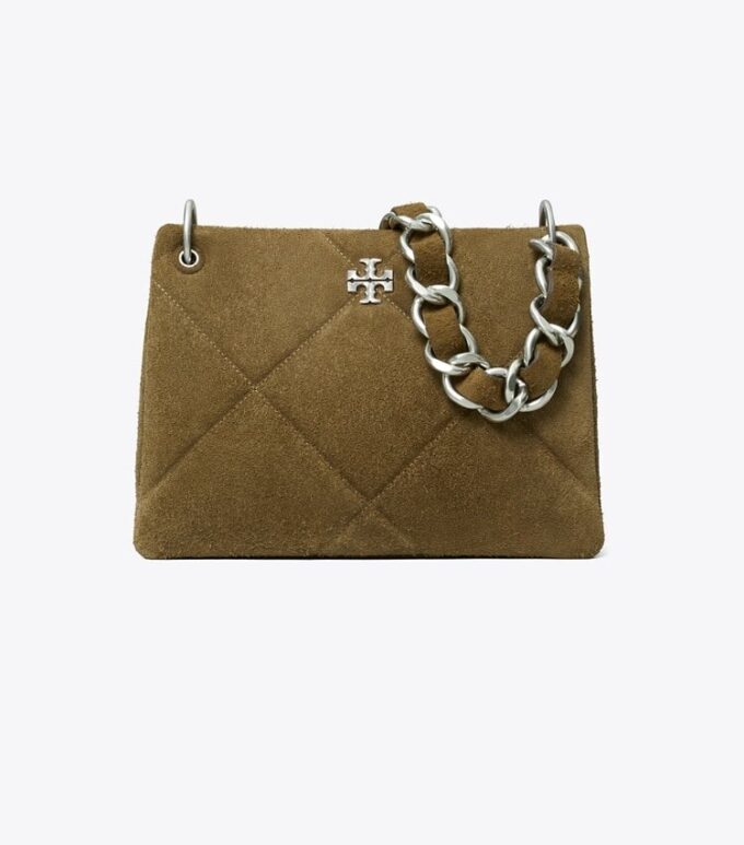 Bolso de hombro pequeño Kira Diamond Quilt Suede Bolso de hombro pequeño Kira Diamond Quilt Suede