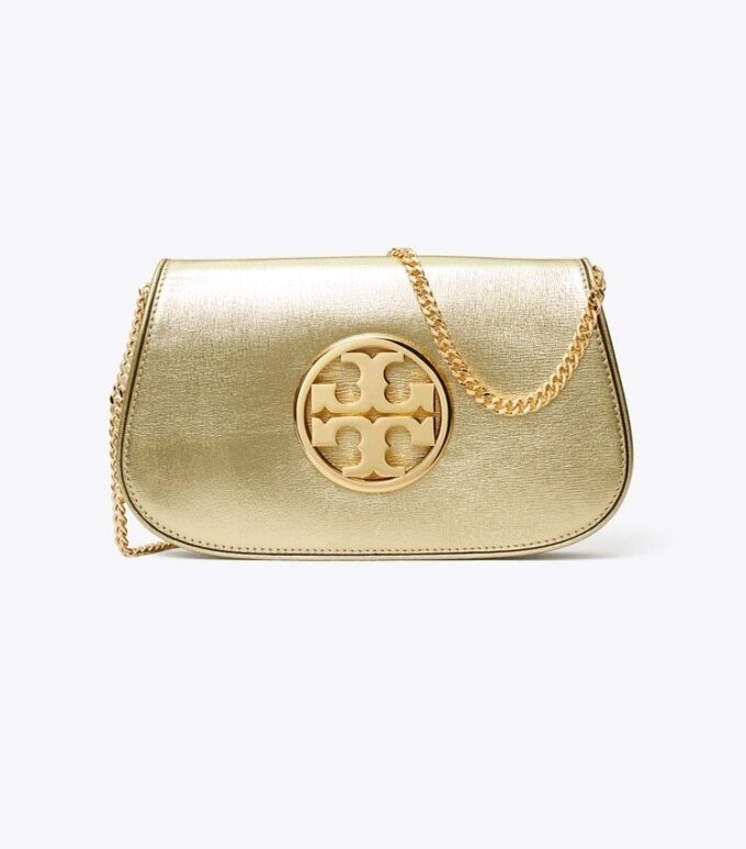 Bolso de mano metálico Reva