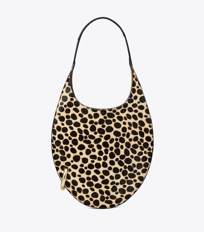 Bolso de pelo de becerro perforado