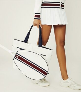 Bolso de tenis a rayas