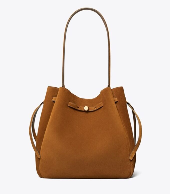 Bolso grande tipo cubo Romy de gamuza Bolso grande tipo cubo Romy de gamuza