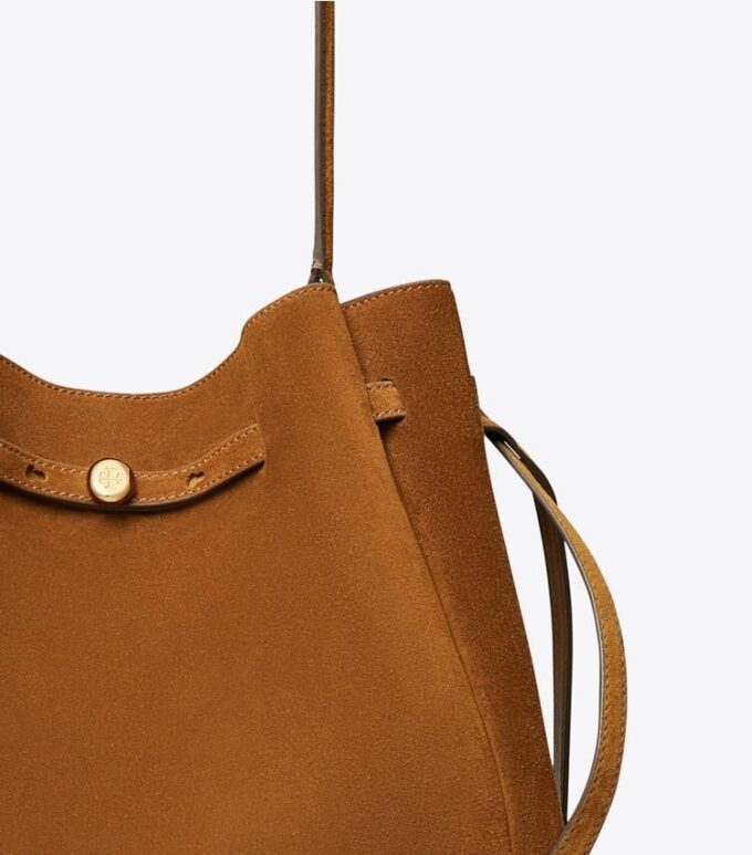 Bolso grande tipo cubo Romy de gamuza Bolso grande tipo cubo Romy de gamuza