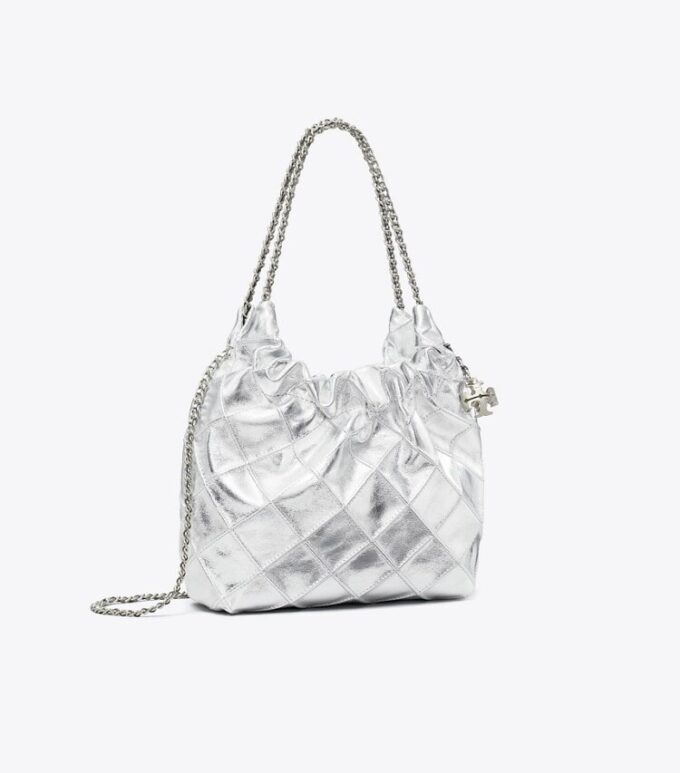 Bolso hobo metálico Mini Fleming Bolso hobo metálico Mini Fleming