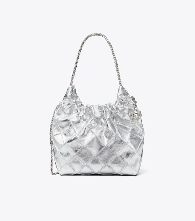 Bolso hobo metálico Mini Fleming Bolso hobo metálico Mini Fleming