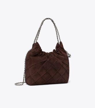 Bolso hobo Mini Fleming de ante suave Bolso hobo Mini Fleming de ante suave