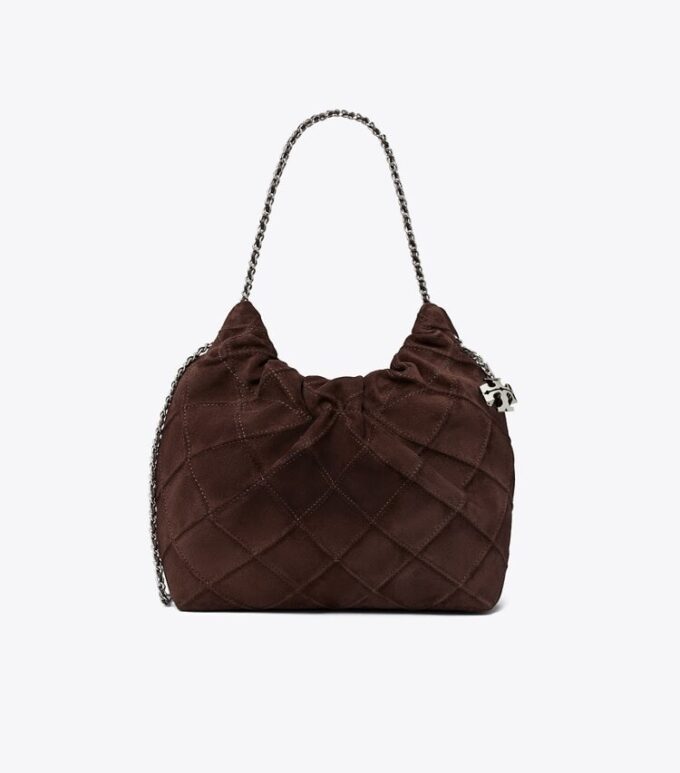 Bolso hobo Mini Fleming de ante suave Bolso hobo Mini Fleming de ante suave