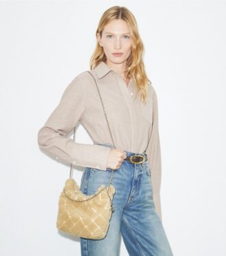 Bolso hobo Mini Fleming de piel de oveja