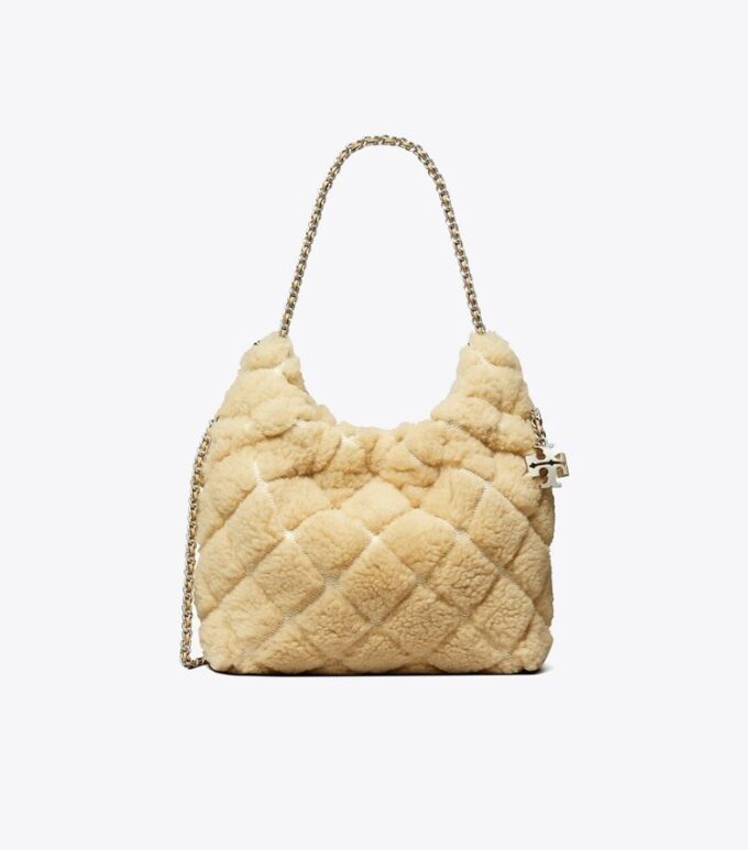 Bolso hobo Mini Fleming de piel de oveja Bolso hobo Mini Fleming de piel de oveja