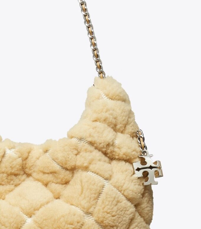Bolso hobo Mini Fleming de piel de oveja Bolso hobo Mini Fleming de piel de oveja