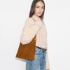 Bolso hobo pequeño Romy de gamuza