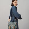 Bolso mensajero pequeño de nailon estampado Bolso mensajero pequeño de nailon estampado