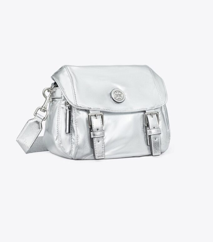 Bolso mensajero pequeño Virginia Metallic Bolso mensajero pequeño Virginia Metallic